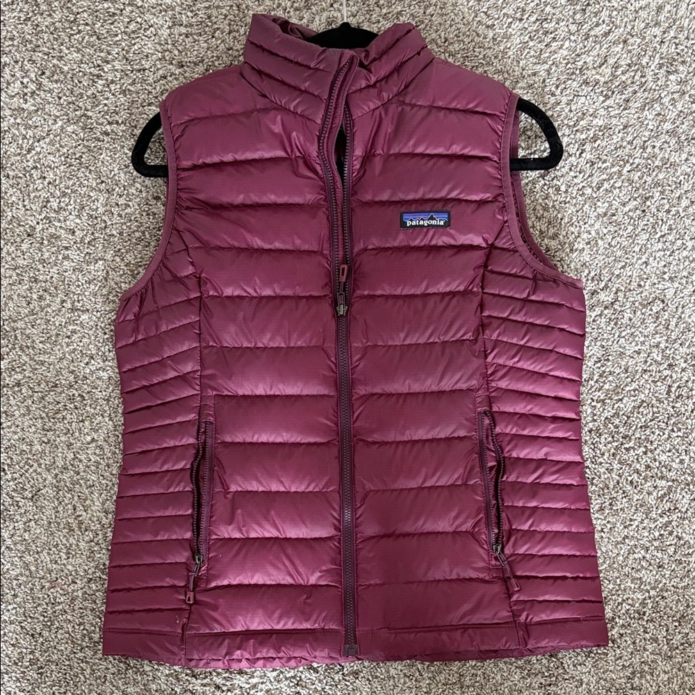 Patagonia Women's Vest in Burgundy